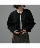 【サロン アダム エ ロペ/SALON adam et rope'】の【WEB限定】スウェットライクメタルボタンカーディガン 2 / 新色追加 人気、トレンドファッション・服の通販 founy(ファニー) ファッション Fashion レディースファッション Fashion for Women トップス・カットソー Cut & Sew Tops カーディガン・羽織り Layered Style Cardigans レディースパーカー・カジュアルフーディー Casual Hoodies & Sweatshirts スウェット・クルーネックトップス Sweatshirts & Crewnecks / Relaxed Fit Sweat Tops カーディガン Cardigan, Knitwear クロップド Cropped, Short Length ジャケット Jacket, Outerwear トレンド Trend, Trending Now メタル Metal, Metal Parts ロング Long, Long-Length thumbnail ブラック(01)|ID: prp329100004666447 ipo3291000000033750627