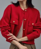 【サロン アダム エ ロペ/SALON adam et rope'】の【WEB限定】スウェットライクメタルボタンカーディガン 2 / 新色追加 人気、トレンドファッション・服の通販 founy(ファニー) ファッション Fashion レディースファッション Fashion for Women トップス・カットソー Cut & Sew Tops カーディガン・羽織り Layered Style Cardigans レディースパーカー・カジュアルフーディー Casual Hoodies & Sweatshirts スウェット・クルーネックトップス Sweatshirts & Crewnecks / Relaxed Fit Sweat Tops カーディガン Cardigan, Knitwear クロップド Cropped, Short Length ジャケット Jacket, Outerwear タイトスカート Pencil Skirt, Tight Skirt デニム Denim, Jeans Material トレンド Trend, Trending Now フォルム Silhouette, Form ポケット Pocket, Pocket Detail 防寒 Cold Protection, Winter-Ready メタル Metal, Metal Parts ロング Long, Long-Length ワイド Wide, Wide Fit エレガント 上品 Elegant ビジネス 仕事 通勤 Business / Work / Commuting thumbnail レッド(60)|ID: prp329100004666447 ipo3291000000034571713