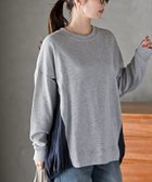 【アールピーエス/rps】の裏毛*ストライプ切替コクーンチュニック 人気、トレンドファッション・服の通販 founy(ファニー) ファッション Fashion レディースファッション Fashion for Women トップス・カットソー Cut & Sew Tops ストライプ Stripe, Striped Pattern ポケット Pocket, Pocket Detail 切替 Switching, Contrast Panel thumbnail 杢グレー|ID: prp329100004666449 ipo3291000000033750630