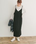 【アイテムズアーバンリサーチ/ITEMS URBAN RESEARCH】のシアークルーネックTシャツ*キャミワンピース OFF×BLK|ID: prp329100004666537 ipo3291000000033750934