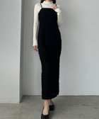 【ジュノア/JUNOAH】のLouere Iラインキャミワンピース ブラック|ID: prp329100004666651 ipo3291000000033751380
