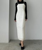 【ジュノア/JUNOAH】のLouere Iラインキャミワンピース ホワイト|ID: prp329100004666651 ipo3291000000033751385