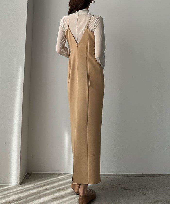 【ジュノア/JUNOAH】のLouere Iラインキャミワンピース インテリア・キッズ・メンズ・レディースファッション・服の通販 founy(ファニー) https://founy.com/ ファッション Fashion レディースファッション Fashion for Women ワンピース Dresses キャミソールワンピース Camisole Dresses |ID: prp329100004666651 ipo3291000000034633546