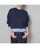 【ナノ ユニバース/nano universe】のブロード切替クルーネック裏毛トップス 人気、トレンドファッション・服の通販 founy(ファニー) ファッション Fashion レディースファッション Fashion for Women トップス・カットソー Cut & Sew Tops 切替 Switching, Contrast Panel ストライプ Stripe, Striped Pattern バランス Balance, Style Balance ブロード Broadcloth, Fine Cotton ベーシック Basic, Essential ミックス Mix, Mixed Style ループ Loop, Loop Knit ワイド Wide, Wide Fit おすすめ Recommended / Our Picks 2025年 2025 2025-2026秋冬・A/W Autumn/Winter 2025–26 AW25–26 thumbnail ネイビー|ID: prp329100004666653 ipo3291000000033751399