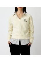 【マウジー/moussy】の【ViVi掲載】VELOUR POLO ロングスリーブTシャツ 人気、トレンドファッション・服の通販 founy(ファニー) 雑誌掲載アイテム Magazine Picks & Fashion Features ファッション雑誌 Fashion Magazines ヴィヴィ ViVi ファッション Fashion レディースファッション Fashion for Women トップス・カットソー Cut & Sew Tops シャツ・ブラウス・オフィスカジュアル Elegant Blouses & Button-Ups ロングTシャツ・Tシャツ Longline T-Shirts & Tees ベロアトップス Velour Tops / Velvet-Look Items キャップ Cap, Baseball Cap シンプル Simple, Minimal スニーカー Sneakers, Trainers スラックス Slacks, Dress Pants スリーブ Sleeve, Long Sleeve / Short Sleeve 雑誌 Magazine, Fashion Magazine 人気 Popular, Best Seller ベロア Velour, Soft Velvet ロング Long, Long-Length ワンポイント One Point, Statement Accent A/W・秋冬 Autumn/Winter 再入荷 Restock / Back in Stock おすすめ Recommended / Our Picks エレガント 上品 Elegant thumbnail ECRU|ID: prp329100004666675 ipo3291000000033751486