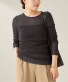 【プラージュ/Plage】の《追加》Mesh Sheer ロンT 4 人気、トレンドファッション・服の通販 founy(ファニー) ファッション Fashion レディースファッション Fashion for Women トップス・カットソー Cut & Sew Tops ロングTシャツ・Tシャツ Longline T-Shirts & Tees シアー Sheer, See-Through シンプル Simple, Minimal ジャケット Jacket, Outerwear トレンド Trend, Trending Now ブレスレット Bracelet, Wristband thumbnail グレー|ID: prp329100004666723 ipo3291000000033843640