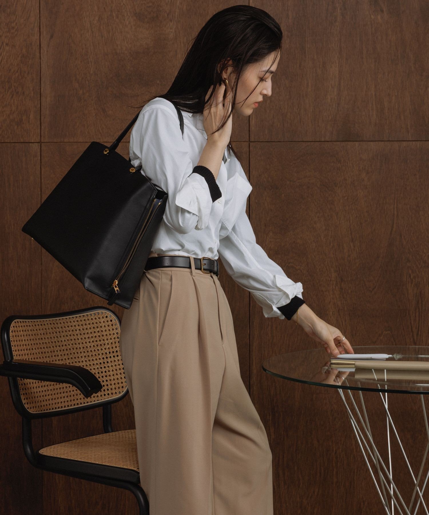 【ロペ/ROPE'】の【E POR】Y BAG Medium+【WEB限定/一部店舗限定】【通勤】【A4/PC対応】【25AW】 インテリア・キッズ・メンズ・レディースファッション・服の通販 founy(ファニー) 　ファッション　Fashion　レディースファッション　Fashion for Women　エレガント 上品　Elegant　オレンジ　Orange　秋　Autumn　サイドジップ　Side Zip, Side Zipper　ショルダー　Shoulder, Shoulder Strap　ジャケット　Jacket, Outerwear　スマート　Smart, Elegant　定番　Standard, Basic Item　ポケット　Pocket, Pocket Detail　ラベンダー　Lavender　A/W・秋冬　Autumn/Winter　ビジネス 仕事 通勤　Business / Work / Commuting　2025年　2025　2025-2026秋冬・A/W　Autumn/Winter 2025–26 AW25–26　ブラック(01)|ID: prp329100004666735 ipo3291000000034290737