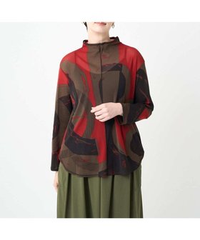 【ジャンニ ロ ジュディチェ/GIANNI LO GIUDICE】の洗える・日本製 サモーラチュールビッグサークルチュニック 人気、トレンドファッション・服の通販 founy(ファニー) ファッション Fashion レディースファッション Fashion for Women トップス・カットソー Cut & Sew Tops 洗える Machine Washable カットソー Cut and Sewn Top サークル Circle, Round Design シアー Sheer, See-Through ジャケット Jacket, Outerwear ストレッチ Stretch, Stretchy Fabric チュニック Tunic, Long Top フレア Flare, Flared プリント Print, Printed Pattern メッシュ Mesh, Net Fabric おすすめ Recommended / Our Picks 日本製 Made In Japan エレガント 上品 Elegant |ID:prp329100004666807
