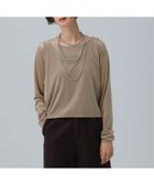 【レプシィム ローリーズファーム/LEPSIM LOWRYS FARM】のシアーベロアタンクセットプルオーバー グレージュ12|ID: prp329100004666824 ipo3291000000034383987