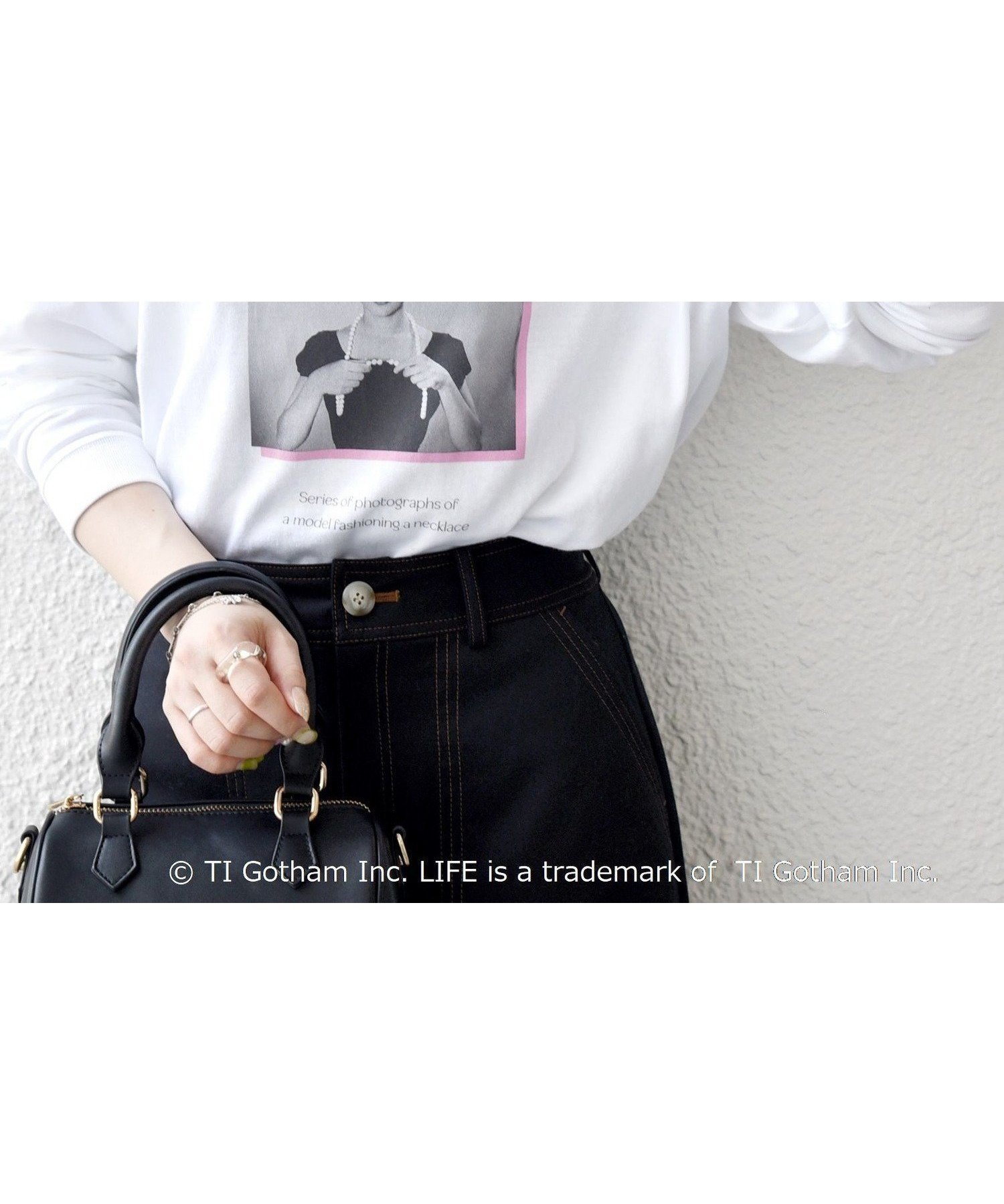 【シップス フォー ウィメン/SHIPS】のGOOD ROCK SPEED LIFE PC フォト ロゴ プリント ロンTEE インテリア・キッズ・メンズ・レディースファッション・服の通販 founy(ファニー) 　ファッション　Fashion　レディースファッション　Fashion for Women　トップス・カットソー　Cut & Sew Tops　ロングTシャツ・Tシャツ　Longline T-Shirts & Tees　ヴィンテージ　Vintage Style　グラフィック　Graphic, Graphic Design　シンプル　Simple, Minimal　ジャケット　Jacket, Outerwear　雑誌　Magazine, Fashion Magazine　バランス　Balance, Style Balance　プリント　Print, Printed Pattern　ボトム　Bottoms, Lower Wear　ミックス　Mix, Mixed Style　モノトーン　Monotone, Black and White　おすすめ　Recommended / Our Picks　2025年　2025　2025-2026秋冬・A/W　Autumn/Winter 2025–26 AW25–26　ホワイト系2|ID: prp329100004667001 ipo3291000000034042613
