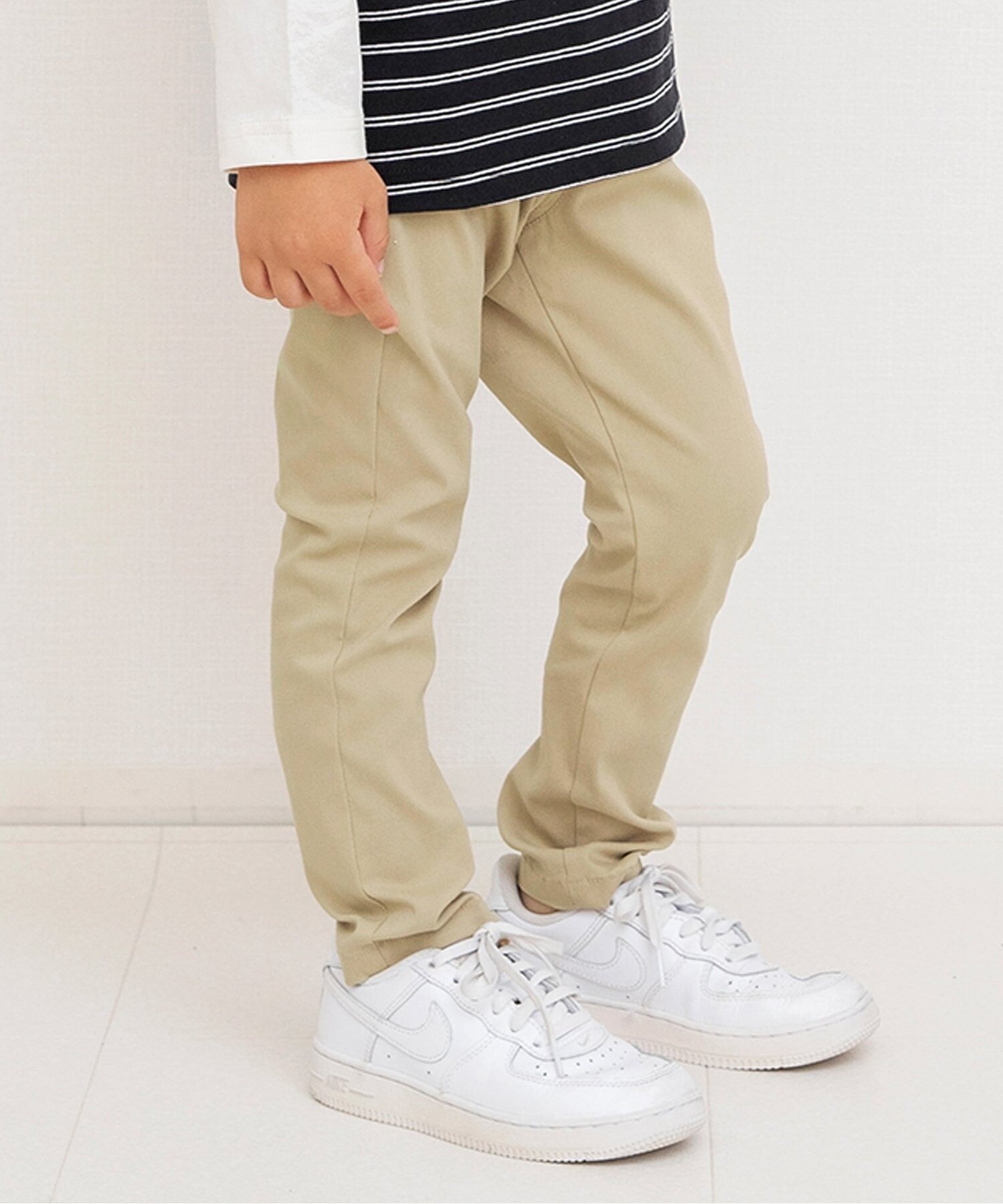 【エフオー オンラインストア/F.O.Online Store / KIDS】のらくらくスキニーパンツ 10分丈 インテリア・キッズ・メンズ・レディースファッション・服の通販 founy(ファニー) 　ファッション　Fashion　キッズファッション　Fashion for Kids　ボトムス　Bottoms　2025年　2025　2025-2026秋冬・A/W　Autumn/Winter 2025–26 AW25–26　おすすめ　Recommended / Our Picks　人気　Popular, Best Seller　ベージュ|ID: prp329100004667129 ipo3291000000034053711