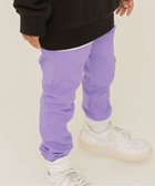 【エフオー オンラインストア/F.O.Online Store / KIDS】のらくらくスキニーパンツ 10分丈 パープル|ID: prp329100004667129 ipo3291000000034053718