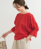 【アーバンリサーチ ドアーズ/URBAN RESEARCH DOORS】の『WEB/一部店舗限定サイズ』『UR TECH 高機能リネン』キャンディースリーブブラウス 人気、トレンドファッション・服の通販 founy(ファニー) ファッション Fashion レディースファッション Fashion for Women トップス・カットソー Cut & Sew Tops シャツ・ブラウス・オフィスカジュアル Elegant Blouses & Button-Ups 2025年 2025 2025春夏・S/S Spring/Summer 2025 SS25 フレンチ French, French Style プレーン Plain, Simple リネン Linen, Linen Fabric ワイド Wide, Wide Fit 吸水 Absorbent, Quick-Dry 夏 Summer 春 Spring S/S・春夏 SS, Spring/Summer, Warm Season thumbnail RED|ID: prp329100004667131 ipo3291000000033893543