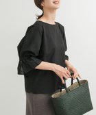 【アーバンリサーチ ドアーズ/URBAN RESEARCH DOORS】の『WEB/一部店舗限定サイズ』『UR TECH 高機能リネン』キャンディースリーブブラウス 人気、トレンドファッション・服の通販 founy(ファニー) ファッション Fashion レディースファッション Fashion for Women トップス・カットソー Cut & Sew Tops シャツ・ブラウス・オフィスカジュアル Elegant Blouses & Button-Ups 2025年 2025 2025春夏・S/S Spring/Summer 2025 SS25 フレンチ French, French Style プレーン Plain, Simple リネン Linen, Linen Fabric ワイド Wide, Wide Fit 吸水 Absorbent, Quick-Dry 夏 Summer 春 Spring S/S・春夏 SS, Spring/Summer, Warm Season thumbnail BLACK|ID: prp329100004667131 ipo3291000000033893546
