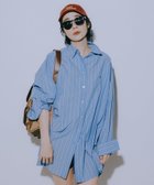 【ニコアンド/niko and】の【竹下玲奈×NAVYS】コラボ BIGシャツチュニック 人気、トレンドファッション・服の通販 founy(ファニー) ファッションモデル・俳優・女優 Models 女性 Women 竹下玲奈 Takeshita Rena ファッション Fashion レディースファッション Fashion for Women トップス・カットソー Cut & Sew Tops シャツ・ブラウス・オフィスカジュアル Elegant Blouses & Button-Ups コラボ Collaboration, Collab スペシャル Special, Limited Edition タートル Turtleneck, Turtle Collar チュニック Tunic, Long Top トリプル Triple, Three Layers 人気 Popular, Best Seller ベーシック Basic, Essential ボトム Bottoms, Lower Wear ワンポイント One Point, Statement Accent おすすめ Recommended / Our Picks 夏 Summer thumbnail ブルーストライプ82|ID: prp329100004667177 ipo3291000000033753569