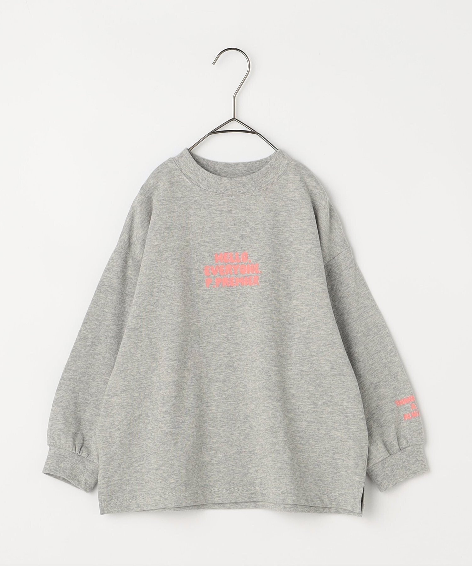 【エフオー オンラインストア/F.O.Online Store / KIDS】のイロチ買いしたいナンバリングとロゴの長袖Tシャツ インテリア・キッズ・メンズ・レディースファッション・服の通販 founy(ファニー) 　ファッション　Fashion　キッズファッション　Fashion for Kids　カーディガン　Cardigan, Knitwear　グラフィック　Graphic, Graphic Design　長袖　Long Sleeve, Full Sleeve　グレー|ID: prp329100004667227 ipo3291000000034119927