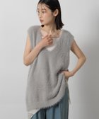 【ラコレ/LAKOLE】のシャギーニットベスト 人気、トレンドファッション・服の通販 founy(ファニー) ファッション Fashion レディースファッション Fashion for Women アウター Coat / Outerwear Collection トップス・カットソー Cut & Sew Tops ニット Knit Tops & Sweaters ベスト&ジレ / 重ね着スタイル Vests & Gilets カットソー Cut and Sewn Top シンプル Simple, Minimal トレンド Trend, Trending Now ベスト Vest, Waistcoat ルーズ Loose, Oversized thumbnail グレー|ID: prp329100004667311 ipo3291000000034008695