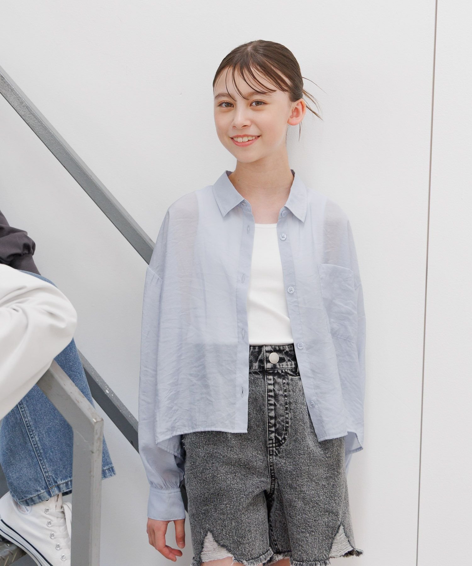 【グローバルワーク/GLOBAL WORK / KIDS】のイージーDRYシアーシャツ長袖/キッズ/576644 人気、トレンドファッション・服の通販 founy(ファニー) 　ファッション　Fashion　キッズファッション　Fashion for Kids　インナー　Innerwear　ガーリー　Girly, Feminine Style　キャミソール　Camisole, Spaghetti Strap Top　クロップド　Cropped, Short Length　シンプル　Simple, Minimal　タンク　Tank Top, Sleeveless Top　ボトム　Bottoms, Lower Wear　ロング　Long, Long-Length　半袖　Short Sleeve, Half Sleeve　夏　Summer　秋　Autumn　長袖　Long Sleeve, Full Sleeve　 other-1|ID: prp329100004667374 ipo3291000000033902471