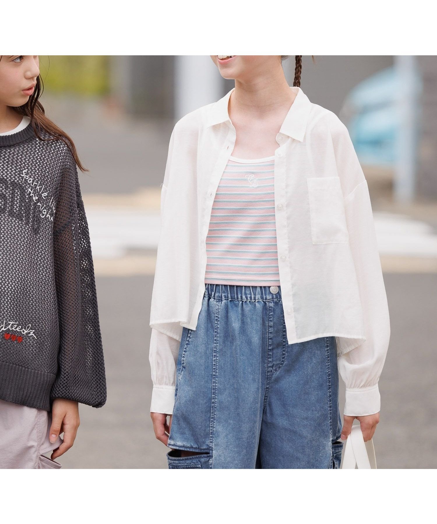 【グローバルワーク/GLOBAL WORK / KIDS】のイージーDRYシアーシャツ長袖/キッズ/576644 インテリア・キッズ・メンズ・レディースファッション・服の通販 founy(ファニー) 　ファッション　Fashion　キッズファッション　Fashion for Kids　インナー　Innerwear　ガーリー　Girly, Feminine Style　キャミソール　Camisole, Spaghetti Strap Top　クロップド　Cropped, Short Length　シンプル　Simple, Minimal　タンク　Tank Top, Sleeveless Top　ボトム　Bottoms, Lower Wear　ロング　Long, Long-Length　半袖　Short Sleeve, Half Sleeve　夏　Summer　秋　Autumn　長袖　Long Sleeve, Full Sleeve　アイボリー08|ID: prp329100004667374 ipo3291000000033902475