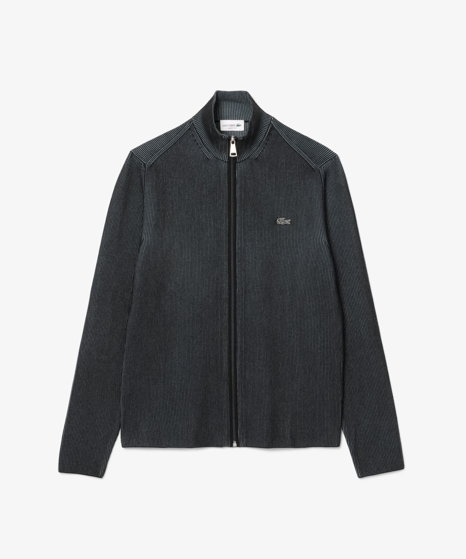 【ラコステ/LACOSTE / MEN】のリブニットトラックジャケット インテリア・キッズ・メンズ・レディースファッション・服の通販 founy(ファニー) 　ファッション　Fashion　メンズファッション　Fashion for Men　ジャケット　Jacket, Outerwear　スリーブ　Sleeve, Long Sleeve / Short Sleeve　スーツ　Suit, Formalwear　ベーシック　Basic, Essential　ブラック|ID: prp329100004667544 ipo3291000000033754973
