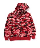 【アベイシングエイプ/A BATHING APE / MEN】のPALM TREE CAMO RELAXED FIT SHARK FULL ZIP HOODIE RED|ID: prp329100004667591 ipo3291000000033885355
