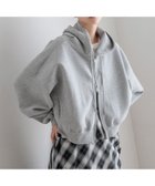 【ローリーズファーム/LOWRYS FARM】のZIPショートフーディ グレー12|ID:prp329100004667760