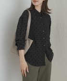 【アーバンリサーチ ドアーズ/URBAN RESEARCH DOORS】のフロッキードットシャツ 人気、トレンドファッション・服の通販 founy(ファニー) ファッション Fashion レディースファッション Fashion for Women トップス・カットソー Cut & Sew Tops シャツ・ブラウス・オフィスカジュアル Elegant Blouses & Button-Ups 2025年 2025 2025-2026秋冬・A/W Autumn/Winter 2025–26 AW25–26 冬 Winter / This Winter おすすめ Recommended / Our Picks インナー Innerwear カーディガン Cardigan, Knitwear シアー Sheer, See-Through スウェット / スエット Sweatshirt, Sweatwear タンク Tank Top, Sleeveless Top トレンド Trend, Trending Now ドット Polka Dot, Dot Pattern A/W・秋冬 Autumn/Winter thumbnail BLACK|ID: prp329100004667841 ipo3291000000033756107