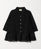 【ユナイテッドアローズ/UNITED ARROWS】のレディー ポロコンビ ニット ウォッシャブル 人気、トレンドファッション・服の通販 founy(ファニー) ファッション Fashion レディースファッション Fashion for Women トップス・カットソー Cut & Sew Tops ニット Knit Tops & Sweaters ウォッシャブル Machine Washable かぎ針 Crochet コンビ Combo, Combination Style デニム Denim, Jeans Material フリル Frill, Ruffle thumbnail BLACK|ID: prp329100004667858 ipo3291000000033756177