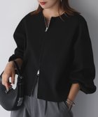 【リベリー/Riberry】の【セットアップ可】スポンディッシュダブルジップカーデ ブラック|ID: prp329100004667951 ipo3291000000034655972