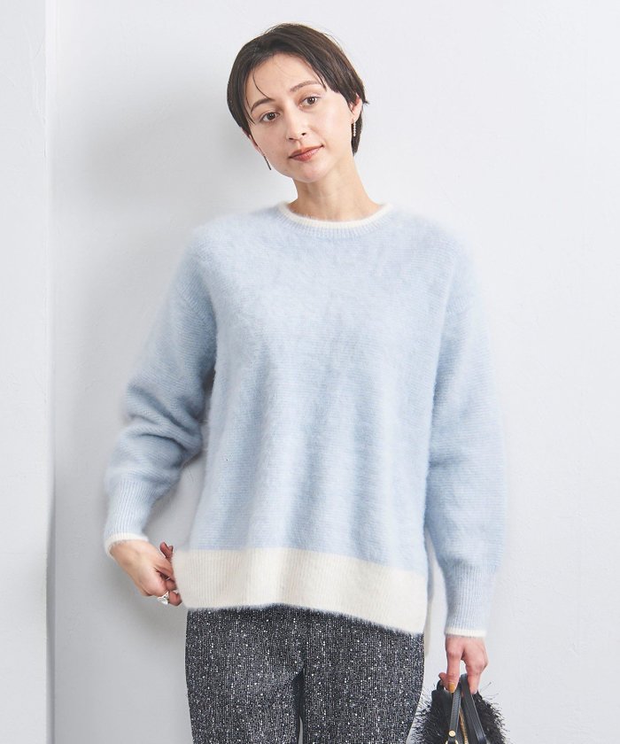 【ユナイテッドアローズ/UNITED ARROWS】のフォックス カシミヤ クルーネック ニット インテリア・キッズ・メンズ・レディースファッション・服の通販 founy(ファニー) https://founy.com/ ファッション Fashion レディースファッション Fashion for Women トップス・カットソー Cut & Sew Tops ニット Knit Tops & Sweaters インナー Innerwear 軽量 Lightweight, Ultra Light シアー Sheer, See-Through シンプル Simple, Minimal スリット Slit, Slit Detail バランス Balance, Style Balance フォックス Fox, Fox Fur ヘムライン Hemline, Bottom Cut ボックス Boxy, Box Shape アウトレット Outlet / Clearance おすすめ Recommended / Our Picks |ID: prp329100004667969 ipo3291000000034772071