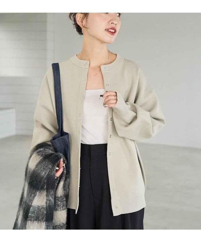 【フリークスストア/FREAK'S STORE】のスナップ ボタン ニット カーディガン【限定展開】 25AW インテリア・キッズ・メンズ・レディースファッション・服の通販 founy(ファニー) ファッション Fashion レディースファッション Fashion for Women トップス・カットソー Cut & Sew Tops ニット Knit Tops & Sweaters カーディガン・羽織り Layered Style Cardigans インナー Innerwear カーディガン Cardigan, Knitwear シューズ Shoes, Footwear スラックス Slacks, Dress Pants デニム Denim, Jeans Material 定番 Standard, Basic Item 人気 Popular, Best Seller バレエ Ballet, Ballet Style フロント Front, Front Design ベーシック Basic, Essential リラックス Relax, Relaxed Fit A/W・秋冬 Autumn/Winter 冬 Winter / This Winter おすすめ Recommended / Our Picks お家時間・ステイホーム Stay Home / At Home 2025年 2025 2025-2026秋冬・A/W Autumn/Winter 2025–26 AW25–26 ベージュ|ID: prp329100004668049 ipo3291000000034675759
