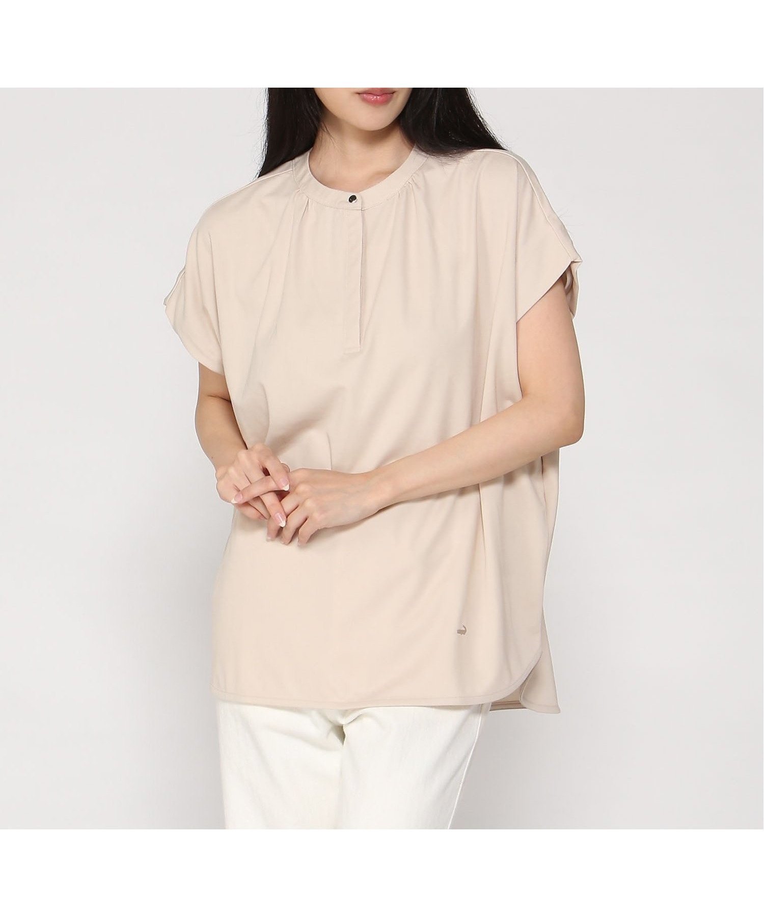 【クロコダイル/CROCODILE】のフレンチスリーブ カット チュニック 人気、トレンドファッション・服の通販 founy(ファニー) 　ファッション　Fashion　レディースファッション　Fashion for Women　トップス・カットソー　Cut & Sew Tops　スリーブ　Sleeve, Long Sleeve / Short Sleeve　チュニック　Tunic, Long Top　フレンチ　French, French Style　ベビー　Baby, Babywear　 other-1|ID: prp329100004668062 ipo3291000000033756878