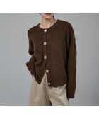 【サロン アダム エ ロペ/SALON adam et rope'】の【WEB限定】2WAYニュアンスメタルボタンシャギークルーカーディガン 2 / 新色追加 人気、トレンドファッション・服の通販 founy(ファニー) ファッション Fashion レディースファッション Fashion for Women トップス・カットソー Cut & Sew Tops カーディガン・羽織り Layered Style Cardigans アクセサリー Fashion Accessories カーゴパンツ Cargo Pants, Utility Pants カーディガン Cardigan, Knitwear デニム Denim, Jeans Material トレンド Trend, Trending Now バランス Balance, Style Balance フロント Front, Front Design ボックス Boxy, Box Shape ポケット Pocket, Pocket Detail メタル Metal, Metal Parts A/W・秋冬 Autumn/Winter エレガント 上品 Elegant ビジネス 仕事 通勤 Business / Work / Commuting thumbnail ダークブラウン(20)|ID: prp329100004668138 ipo3291000000034851989