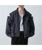 【ハレ/HARE / MEN】の2WAYデニムスタンドブルゾン 人気、トレンドファッション・服の通販 founy(ファニー) ファッション Fashion メンズファッション Fashion for Men インナー Innerwear コンパクト Compact, Small Size スタンド Stand Collar, Upright Stand スリット Slit, Slit Detail セットアップ Set-Up, Coordinated Outfit デニム Denim, Jeans Material トレンド Trend, Trending Now ブルゾン Blouson, Bomber Jacket ベスト Vest, Waistcoat ヴィンテージ Vintage Style エレガント 上品 Elegant thumbnail 【セットアップ対応】ブルー85|ID: prp329100004668142 ipo3291000000033757186