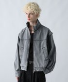 【ハレ/HARE / MEN】の2WAYデニムスタンドブルゾン 人気、トレンドファッション・服の通販 founy(ファニー) ファッション Fashion メンズファッション Fashion for Men インナー Innerwear コンパクト Compact, Small Size スタンド Stand Collar, Upright Stand スリット Slit, Slit Detail セットアップ Set-Up, Coordinated Outfit デニム Denim, Jeans Material トレンド Trend, Trending Now ブルゾン Blouson, Bomber Jacket ベスト Vest, Waistcoat ヴィンテージ Vintage Style エレガント 上品 Elegant thumbnail 【セットアップ対応】グレー15|ID: prp329100004668142 ipo3291000000033757192