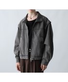 【ハレ/HARE / MEN】の2WAYデニムスタンドブルゾン 人気、トレンドファッション・服の通販 founy(ファニー) ファッション Fashion メンズファッション Fashion for Men インナー Innerwear コンパクト Compact, Small Size スタンド Stand Collar, Upright Stand スリット Slit, Slit Detail セットアップ Set-Up, Coordinated Outfit デニム Denim, Jeans Material トレンド Trend, Trending Now ブルゾン Blouson, Bomber Jacket ベスト Vest, Waistcoat ヴィンテージ Vintage Style エレガント 上品 Elegant thumbnail 【セットアップ対応】ブラウン52|ID: prp329100004668142 ipo3291000000033757195