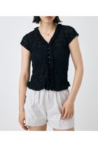 【マウジー/moussy】のRUFFLE LACE ノースリーブトップス 人気、トレンドファッション・服の通販 founy(ファニー) ファッション Fashion レディースファッション Fashion for Women トップス・カットソー Cut & Sew Tops キャミソール&ノースリーブ Camisoles & Sleeveless Tops おすすめ Recommended / Our Picks カーゴパンツ Cargo Pants, Utility Pants ストレッチ Stretch, Stretchy Fabric デニム Denim, Jeans Material フリル Frill, Ruffle レース Lace, Lace Fabric ロマンティック Romantic, Feminine Style 人気 Popular, Best Seller 再入荷 Restock / Back in Stock thumbnail BLK|ID: prp329100004668160 ipo3291000000034050937