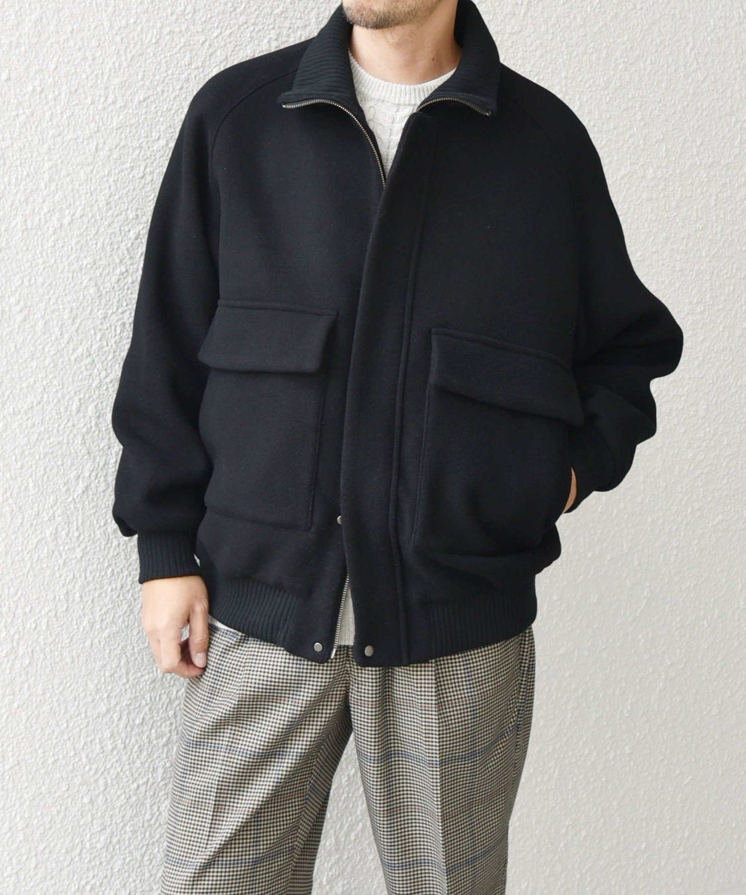 【シップス/SHIPS / MEN】のSHIPS any PURE WOOL MELTON ダービー ブルゾン インテリア・キッズ・メンズ・レディースファッション・服の通販 founy(ファニー) 　ファッション　Fashion　メンズファッション　Fashion for Men　クラシック　Classic, Timeless Style　ショート　Short, Short Length　スタンド　Stand Collar, Upright Stand　トレンド　Trend, Trending Now　バランス　Balance, Style Balance　ブルゾン　Blouson, Bomber Jacket　メルトン　Melton, Heavy Wool　メンズ　Men's, Menswear　ワイド　Wide, Wide Fit　ブラック|ID: prp329100004668197 ipo3291000000034107424