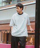 【ビームス/BEAMS / MEN】の【別注】FRED PERRY / リラックス ストライプ ピケ Tシャツ 半袖 メンズ 25SS 鹿の子地 SNOW_WHITE/NAVY|ID: prp329100004668292 ipo3291000000033836573
