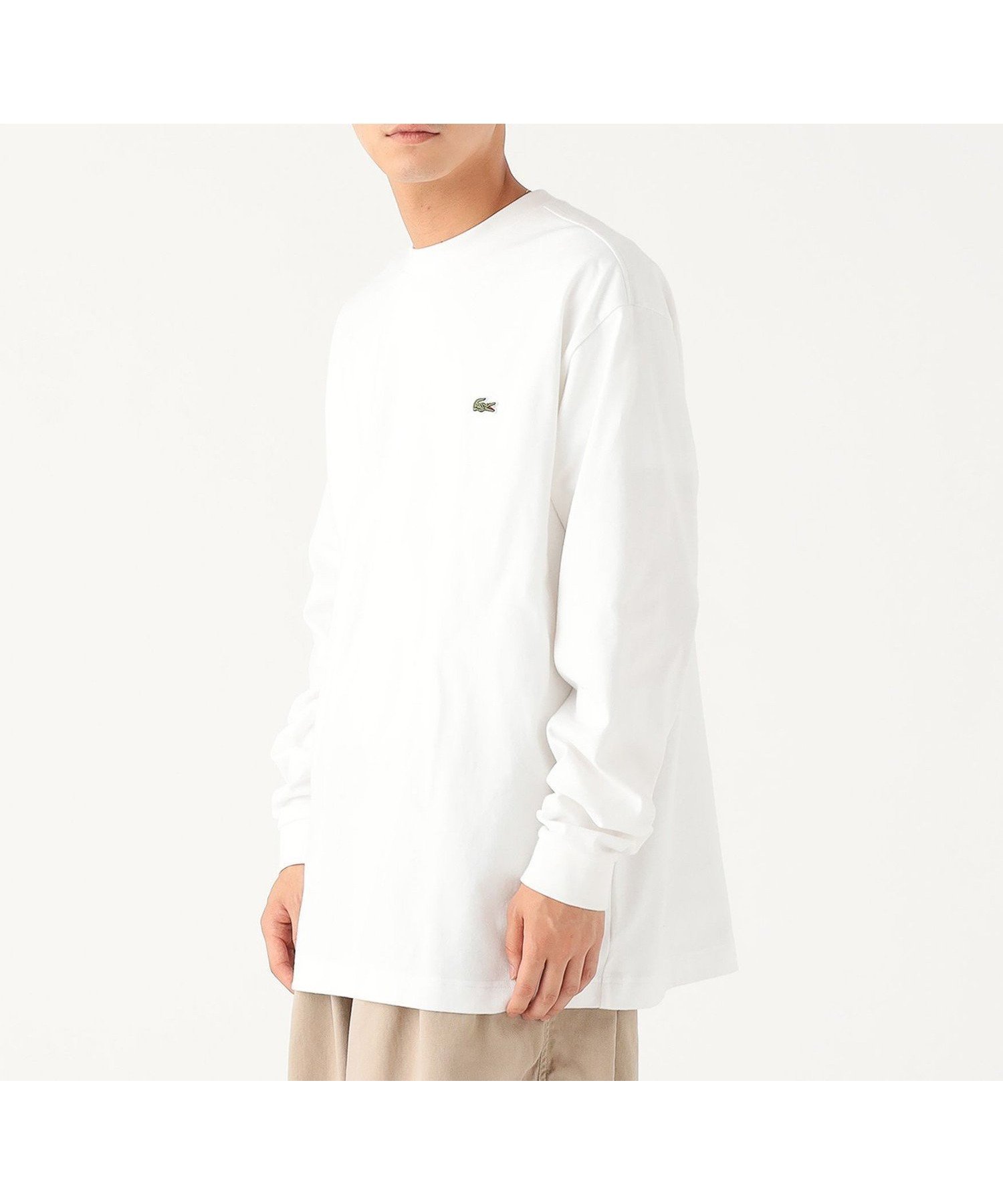 【ビームス/BEAMS / MEN】の【別注/長袖/ロンT/コットン】LACOSTE / トーナルロゴ Tシャツ 25AW インテリア・キッズ・メンズ・レディースファッション・服の通販 founy(ファニー) ファッション Fashion メンズファッション Fashion for Men スポーツ Sports, Activewear 定番 Standard, Basic Item 人気 Popular, Best Seller 長袖 Long Sleeve, Full Sleeve フランス France, French ポロシャツ Polo Shirt, Collared Tee 別注 Limited Edition, Custom Order 2025年 2025 2025-2026秋冬・A/W Autumn/Winter 2025–26 AW25–26 BLANC|ID: prp329100004668332 ipo3291000000034550510