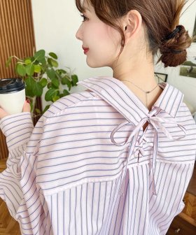 【モーメントプラス/moment+ / MEN】のマルチストライプ後ろ編み上げ長袖シャツ 人気、トレンドファッション・服の通販 founy(ファニー) ファッション Fashion メンズファッション Fashion for Men インナー Innerwear 春 Spring ショルダー Shoulder, Shoulder Strap ジーンズ Jeans, Denim Pants ストライプ Stripe, Striped Pattern ダメージ Distressed, Destroyed デニム Denim, Jeans Material トレンド Trend, Trending Now ドロップ Drop Shoulder, Dropped Style 定番 Standard, Basic Item 長袖 Long Sleeve, Full Sleeve ベーシック Basic, Essential マーメイド Mermaid, Fishtail Silhouette リボン Ribbon, Bow S/S・春夏 SS, Spring/Summer, Warm Season 夏 Summer |ID:prp329100004668352