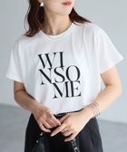【リベリー/Riberry】のWINSOMEプリントレタリングTシャツ/綿100% オフホワイト|ID: prp329100004668407 ipo3291000000033835295