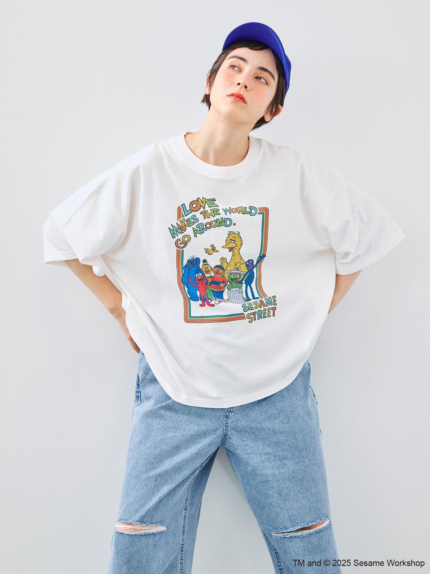 【サマンサモスモス/Samansa Mos2】の【SESAME STREET meets SM2】プリントアソートTシャツ インテリア・キッズ・メンズ・レディースファッション・服の通販 founy(ファニー) 　ファッション　Fashion　レディースファッション　Fashion for Women　トップス・カットソー　Cut & Sew Tops　シャツ・ブラウス・オフィスカジュアル　Elegant Blouses & Button-Ups　ロングTシャツ・Tシャツ　Longline T-Shirts & Tees　オフホワイト|ID: prp329100004671826 ipo3291000000033771565