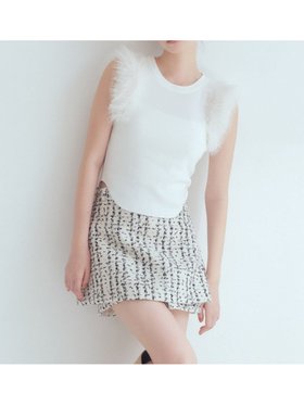 【ファーファー/FURFUR】の【限定カラー】エコファースリーブニットトップス 人気、トレンドファッション・服の通販 founy(ファニー) ファッション Fashion レディースファッション Fashion for Women トップス・カットソー Cut & Sew Tops ニット Knit Tops & Sweaters ウォッシャブル Machine Washable フィット Fit, Slim Fit |ID:prp329100004671857