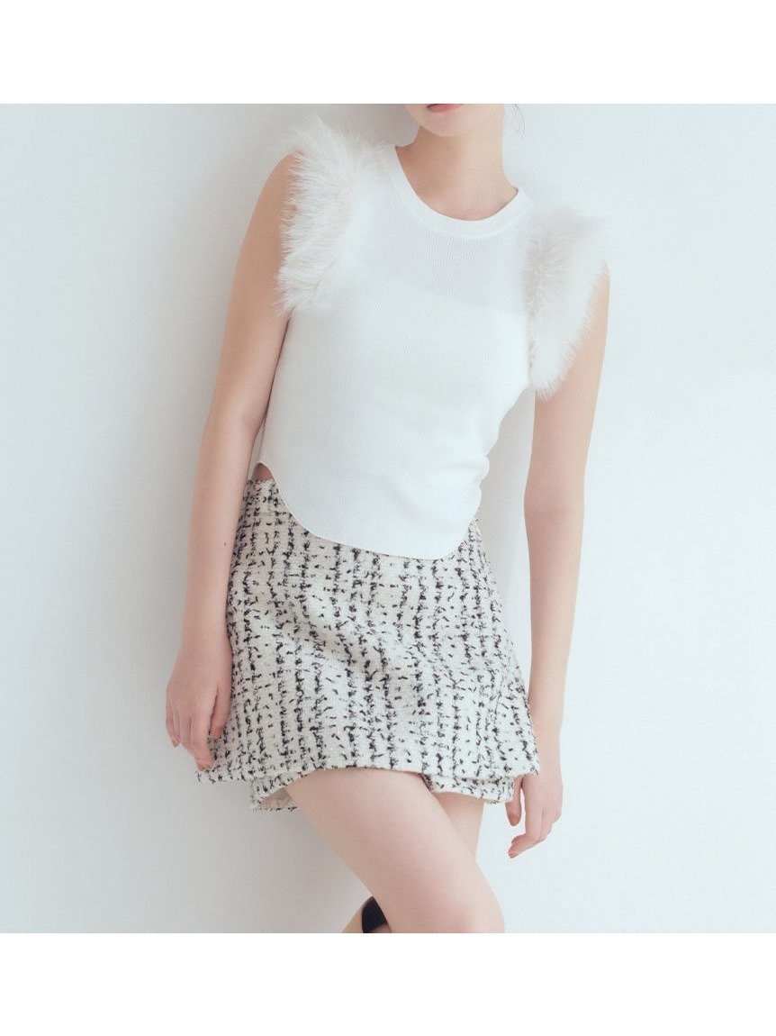 【ファーファー/FURFUR】の【限定カラー】エコファースリーブニットトップス 人気、トレンドファッション・服の通販 founy(ファニー) 　ファッション　Fashion　レディースファッション　Fashion for Women　トップス・カットソー　Cut & Sew Tops　ニット　Knit Tops & Sweaters　ウォッシャブル　Machine Washable　フィット　Fit, Slim Fit　 other-1|ID: prp329100004671857 ipo3291000000033771604