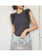 【ファーファー/FURFUR】の【限定カラー】エコファースリーブニットトップス 人気、トレンドファッション・服の通販 founy(ファニー) ファッション Fashion レディースファッション Fashion for Women トップス・カットソー Cut & Sew Tops ニット Knit Tops & Sweaters ウォッシャブル Machine Washable フィット Fit, Slim Fit thumbnail CGRY[007]|ID: prp329100004671857 ipo3291000000033771608