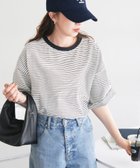 【ディスコート/Discoat】の【WEB限定】ボーダービッグ半袖Tシャツ アイボリー|ID: prp329100004671881 ipo3291000000033771646