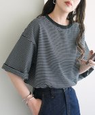 【ディスコート/Discoat】の【WEB限定】ボーダービッグ半袖Tシャツ ブラック|ID: prp329100004671881 ipo3291000000033771678