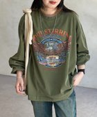 【シーピーシーエム/CPCM】のカラーパウダーロンT 人気、トレンドファッション・服の通販 founy(ファニー) ファッション Fashion レディースファッション Fashion for Women トップス・カットソー Cut & Sew Tops ロングTシャツ・Tシャツ Longline T-Shirts & Tees おすすめ Recommended / Our Picks シンプル Simple, Minimal デニム Denim, Jeans Material パウダー Powder, Soft Tone プリント Print, Printed Pattern ミックス Mix, Mixed Style ロング Long, Long-Length ヴィンテージ Vintage Style 定番 Standard, Basic Item 旅行 Travel 長袖 Long Sleeve, Full Sleeve thumbnail グリーン|ID: prp329100004671976 ipo3291000000033771845
