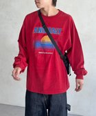 【シーピーシーエム/CPCM】のカラーパウダーロンT 人気、トレンドファッション・服の通販 founy(ファニー) ファッション Fashion レディースファッション Fashion for Women トップス・カットソー Cut & Sew Tops ロングTシャツ・Tシャツ Longline T-Shirts & Tees おすすめ Recommended / Our Picks シンプル Simple, Minimal デニム Denim, Jeans Material パウダー Powder, Soft Tone プリント Print, Printed Pattern ミックス Mix, Mixed Style ロング Long, Long-Length ヴィンテージ Vintage Style 定番 Standard, Basic Item 旅行 Travel 長袖 Long Sleeve, Full Sleeve thumbnail レッド|ID: prp329100004671976 ipo3291000000033771848